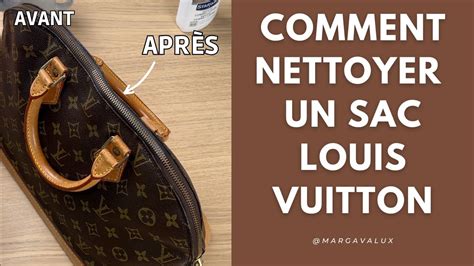 comment nettoyer un sac louis vuitton blanc|how to clean Louis Vuitton bags.